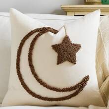 1pc/2pcs Ramadan Decoration Throw Pillow Covers Decorative Pillow Cushion Cover Sofa Decorative Pillow Room Decor Room Decration Cushions Cover House Decor Personalized Living Room - Coffee Brown - View 7