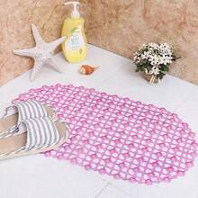 13.78 X 24.8 Inch Compact Non-Slip Bathtub Mat With Suction Cups - Essential Bathroom Accessory