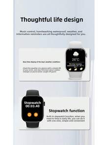 1PC Black 2.01 Full Screen Breathable Silicone Strap Watch11 - Calling Heart Rate Blood Pressure SpO2 Monitor, 110+ Sports Modes & Sleep Tracker, IP68 Waterproof & AI Voice Assistant, Father's Day Independence Day, Outdoor Running Hiking Gym Daily Wea - Watch 11 English Version, Black - View 10