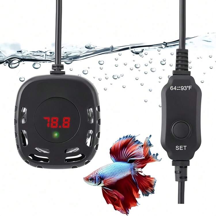 50w- Termostato De Acuario - Calentador-con Pantalla Digital - Tipo de Enchufe A USA (110-127V) - Añade 1