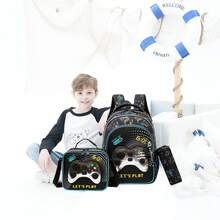 Kids Boys Cute Animal Print Backpack, Suitable For Back To School - Boys' Schoolbag - View 6