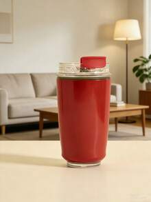 240毫升不锈钢咖啡杯（杯身无字母），美观大方的水杯，真空保温瓶，耐用的冷热饮容器，适合日常旅行，可作为节日纪念品、送给女性的礼物和生日礼物。 - 彩色 - 查看 17