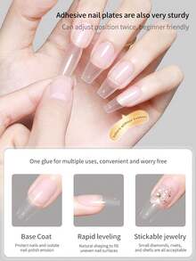 annies 15毫升三合一无痛塑形找平强力糯米底油指甲油特殊功能指甲油胶水 - 彩色 - 查看 7