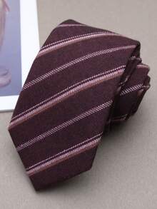 1 chiếc cà vạt kẻ sọc thủ công unisex, phù hợp cho công sở, học đường, thường ngày, dạo phố, dự tiệc. - Nhiều màu - Xem 13