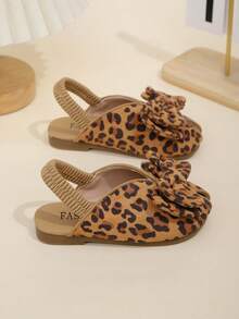 一双适合夏季的波西米亚风女童公主凉鞋，儿童罗马沙滩鞋，带蝴蝶结，适合夏季的女婴直筒凉鞋 - 棕色 - 查看 7