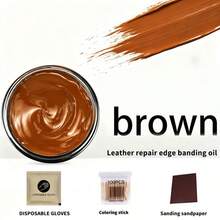 6-Color Leather Edge Coating Kit, Includes Disposable Gloves, Applicator Sticks, And Sandpaper, Designed For Repairing Leather Edges On Bags And Accessories (Black, Red, White, Yellow, Brown, Light Brown), Shoe, Spring Summer Picks, Brides Maid Gifts, Room, Bedroom Decor, Bedroom Decor, Beach, Travel, For Men, For Women, Vacation, Women's Day, Travel Essentials, Wedding Favors, Y2k, Bedroom, Car Accessories Women, Kitchen Decor,Wedding,Y2k,Party - Leather Edge Banding Paint Kit - View 11