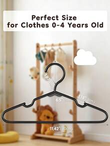 10/20/30个装 结实耐用塑料衣架 - 防滑，（白色、黑色、蓝色、粉色、绿色、灰色），肩部带凹槽设计，抓力牢固 - 非常适合家庭衣柜、宿舍和衣橱收纳 - 彩色 - 查看 2