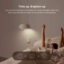 SONOFF 2.4GHz WiFi Matter Light Switch Alexa Smart Mechanical Switch, Neutral Wire Required, Compatible With Alexa, 3 Gang M5-3C-86W, White - 白色 - 查看 8