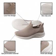 Skechers BOB'S SPORT 女士休闲轻便运动鞋，舒适透气，适合步行、运动、日常穿着和旅行，建议选购比平时小一码的尺码，117572-TPE 步行鞋，徒步鞋 - 灰褐色 - 查看 6