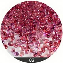 4毫米渐变玻璃珠，300颗双色水滴形玻璃珠，适合珠宝制作，20种颜色玻璃水晶珠，可用于DIY耳环、项链、手链。珠宝制作材料 - 2 Tones-300pcs - 查看 4