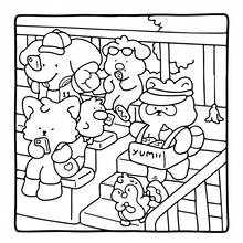 48 Pages 240gsm Plush Doll Cute & Cozy Coloring Book: Adorable Animal Firefighters (Firetruck, Hydrant And Night City Background) - Ideal For Adult Relaxation & Creative Art, Suitable For Stationery, School Supplies, Great Gift For Girls, Valentine's Day, New Year - Fuzzy Workies - View 6