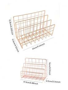 1 chiếc kệ đựng tạp chí 3 tầng bằng sắt - Kệ đựng tạp chí/báo kiểu dáng hiện đại có giỏ đựng, thích hợp cho gia đình và văn phòng. - Hoa hồng vàng - Xem 9
