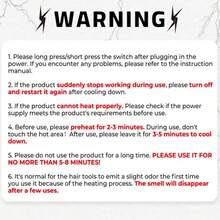 Fer à friser profond en V de 32 mm, style croissant français. Fer à friser ondulé pour femmes, coiffure durable. Fer à friser rapide et chaud, convient pour les vagues larges et profondes. Cadeau pour les vacances, anniversaire, petite amie, Noël et Halloween - Prise de type UE C (220-240 V) - Voir 9