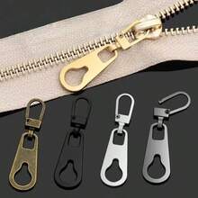 6/10pcs Detachable Metal Zipper Pulls, Universal Repair Tool For Bags/Backpacks/Clothes Zipper Pulls & Pendants - Multicolor - View 3