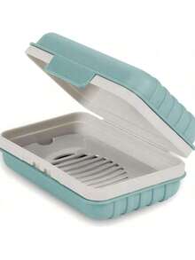 带盖旅行皂碟 - 沥水皂盒 - 旅行皂盒 - 便携式皂盒，适用于旅行、露营、户外活动、健身房、浴室等场合，是旅行必备佳品。 - 彩色 - 查看 7