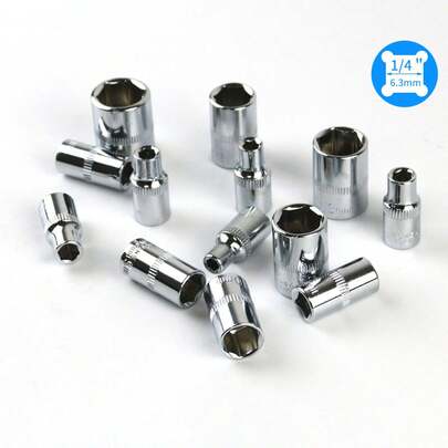 1/4 Sleeve Short Sleeve, Sleeve Head Sleeve Head Quick Auto Repair Machine Tool