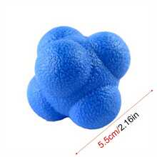 Hexagonal Reaction Training Balls – High-Bounce, Durable Foam Agility Balls For Athletes, Fitness Enthusiasts, & Team Sports |   Unpredictable Bounce Pattern To Improve Hand-Eye Coordination, Reflexes, & Reaction Time – Lightweight,  For Indoor/Outdoor Use - 綠色 - 查看 3