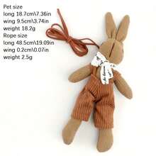 Graduation Season New Korean Style Cute Cartoon Pet Soft Fabric Keychain Bag Accessories KHYZ - Flower House 1pc - View 8