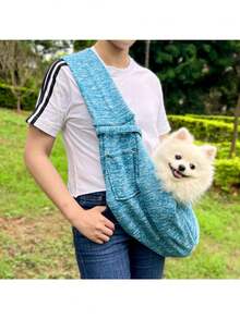 7.5kg/16.5lbs Pet Carrier Backpack, Airplane Shaped Portable Shoulder Bag For Cats And Small Dogs, Hands-Free Travel, Suitable For Outdoor, Hiking, Shopping - Comfortable And Dog Backpack, Hiking Gear