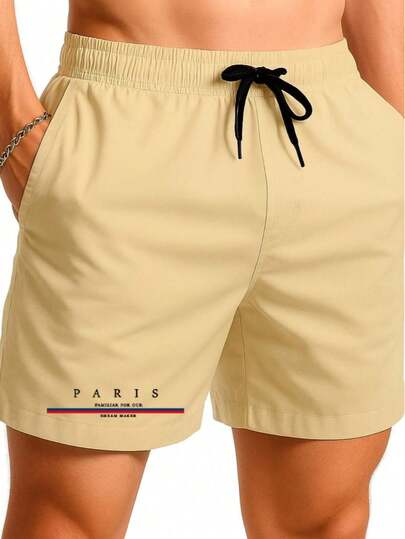 Short Praia Tactel Masculino Estampado Confortável secagem rapida " Paris Dream Maker " Moda Verão Novidade / Promoção Especial 2025