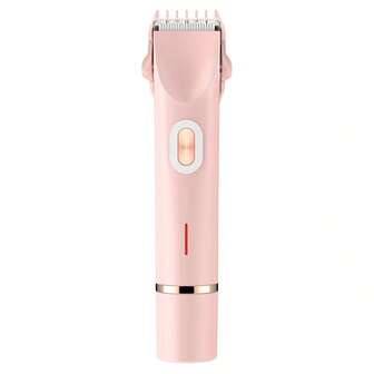 Multifunctional Shaver Rechargeable Electric Hair Removal Trimmer For Men And Women - Dual Head Shaver With USB Charging, Painless Wet And Dry Use 400mah