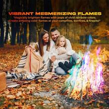 10g/Pack Magic Flame Powder, Colorful Flame Changing Powder, Flame Dye Powder, Magic Prop Colored Powder, Suitable For Outdoor Campfires, Firepits, Fireplaces, Party, Carnival, Wedding Games