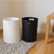 3pcs 2pcs Lpcs Double-Layer Extra-Large Round Trash Can - Nordic-Style Minimalist Creative Garbage Bin | Large Capacity, Premium Material, Stylish & Durable With Removable Inner Bucket | Easy To Clean & Dust-Proof | Suitable For Home (Living Room, Bedroom, Kitchen, Bathroom, Laundry Room), Office, Apartment & Dorm Room | Trash Can/Kitchen Storage Trash Can/Recycling Bin/Bathroom Waste Container