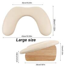 Cojín inclinado plegable para manicura, almohadilla de descanso para manos con diseño de mariposa para arte de uñas, cojín de doble mano para arte de uñas, escritorio dedicado para manicura - Multicolor - Ver 12