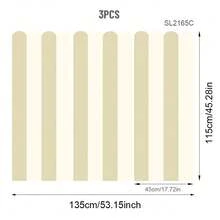 Multi-Color Vertical Striped Curved Wallpaper, Suitable For Children's Room, Living Room And Other Home Decor, Waterproof Self-Adhesive, Can Be Directly Pasted - Multicolor - View 17