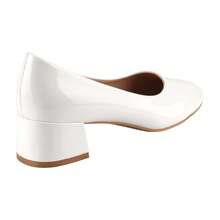 Business Casual    Microfiber Leather    Plain / Plain Toe    Office    All Seasons - trắng - Xem 5