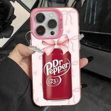 Fshion Dr-P-Peppers Drink Phone Case For IPhone 16,15,14,13,12,11,Pro,Max,Plus,Mini,XS,SE Anti Fall Pink Matte Hard Bumper.Christmas Accessories. - z1 - 查看 12