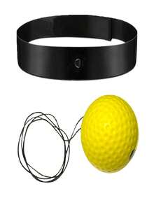 Boxing Reflex Ball Set - Speed Reaction Ball With Adjustable Headband, Boxing Reflex Training Ball With Textured Grip - Improve Speed And Hand-Eye Coordination, Speed And Reaction Time, Sports Speed Training Ball, Durable Synthetic Material For Men Fitness And Agility Training, Boxing Accessories, Smooth Design, Sturdy Construction, Boxing Equipment, Boxing, Reflex Ball - Multicolor - View 9