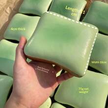 1pc Super Soft Butter Toast Squishy Stress Relief Squeeze Toy - Perfect Gift For Birthday, Holiday, Christmas, Halloween - Multicolor - View 4