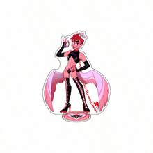 Anime: Hell Hotel Edycja Specjalna 15 cm Akrylowy Tabliczka Stołowa Charlie Morningstar Vaggie Alastor Prezent Świąteczny - Wielokolorowe - Zobacz 5