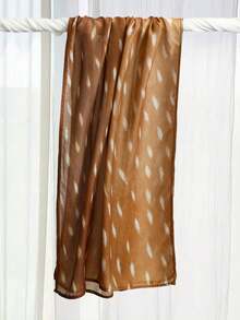 1pc Women's Fashion Bohemian Style Ombre Deer Print Hijab, Autumn/Winter Street Style Scarf, Suitable For Daily Wear, All Season
