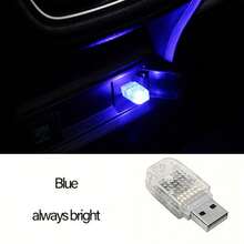 1pc USB Powered Car Atmosphere Neon Light - Car Touch Lamp, Sound Activated Multicolor Decorative Light, 20+ Effects, Non-Waterproof, Easy Installation, Suitable For Most Vehicles, No Battery Required - Multicolor - View 10