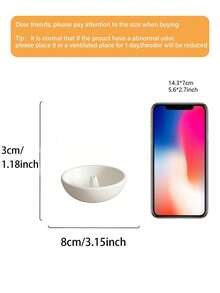 Modern Minimalist Japanese-Style Round Incense Burner, Creative And Simple Home Incense Burner Base And Incense Tray. - Multicolor - View 7