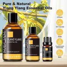 MAYJAM 1pc 10/30/100ml Ylang Ylang Essential Oils For Aromatherapy Diffusers Humidifier DIY Candle,Ylang Ylang Oils For Diffusers For Home Skin Care,Freshen Air,Repel Mosquitoes,Energy Boosting,Ideal For Home/Gatherings/Travel - Ylang Ylang - View 2