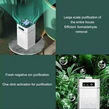 Home HEPA Air Purifier Large Room Air Cleaner For Allergies Smoke Mold Odor Dust - 白色 - 查看 8