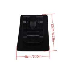 1pc Detachable Shower Caddy, Bathroom Hole-Free Shower Rack, Wall-Mounted Shower Holder, Shower Head Fixing Base, Bathroom Accessories