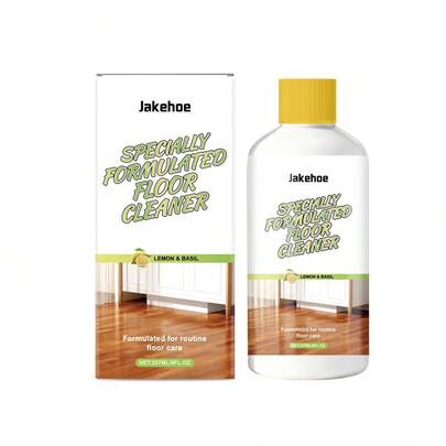 jakehoe Nước lau nhà dung tích lớn 237ml, hương cam chanh, khô nhanh, phù hợp với nhiều loại sàn.