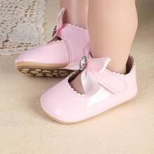 New Spring/Autumn Infant Girl Anti-Slip Soft Sole Princess Shoes, 0-1 Years Old Toddler Shoes - Pink - View 8