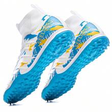 Men's Football Shoes, Boys' And Girls' Football Shoes, Training Football Shoes, And Football Shoes Are Suitable For Various Fields - White - View 2