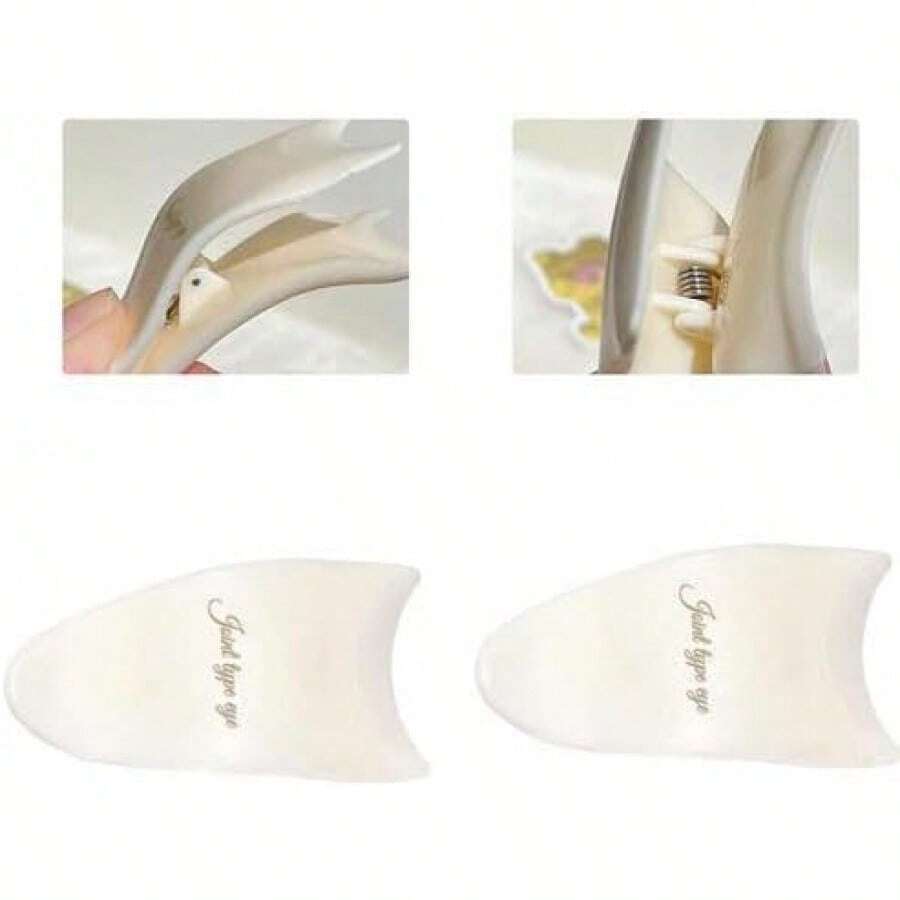 pestañas postizas , Pinza para pestañas postizas Herramienta para pestañas, Clip para pestañas aplicado pestañas, Herramienta Extension pestañas - 2 piezas-b - Ver 1