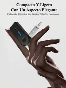 Receptor Bluetooth 5.0 para automóvil con conector AUX de 3.5 mm, transmisor de música de audio estéreo inalámbrico con micrófono para altavoces del automóvil, adaptador inalámbrico para Pascua - 2 piezas - Ver 11