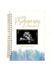 82 Sheets Pregnancy Journal, Pregnancy Book Memory Book For Expecting First Time Moms & Experienced Moms With Sonogram Photo Frame, Mom Book Diary For Gift, Through Third Trimester Milestone Tracker, Baby Album, Ultrasound Pictures, Pregnancy Album Commemoration, Pregnancy Planner With Gift Box For Gift