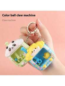 Móc khóa máy gắp búp bê mini - Máy gắp búp bê mini cầm tay, Máy gắp búp bê tại nhà, Phụ kiện mặt dây chuyền dễ thương (Quà tặng giải trí), Đồ chơi Stitch, Đồ chơi du lịch, Đồ chơi giảm căng thẳng trong lớp học, Đồ trang sức mini, Đồ chơi tắm, Văn phòng phẩm Giáng sinh, Bóng giảm căng thẳng, Quà sinh nhật, Quà Giáng sinh, Quà Halloween, Món quà hoàn hảo - Nhiều màu - Xem 6