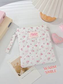 1pc Floral Pattern 6"/6.8"/7" E-Reader Protective Sleeve Bag, Suitable For Kindle Paperwhite 2024 1/2/3/4/5/6 E-Book Readers, Protective Pouch, Student Gift, School/Holiday/Travel Use - Multicolor - View 11