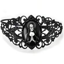 Seasonal Decorative Gloves - Jet Black - View 3