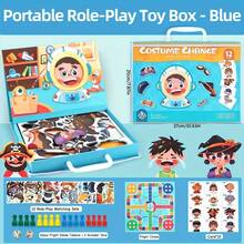 Magnetic Dress-Up Toy For Kids 3-6 | Princess & Character Set With Durable Board -Travel-Friendly, Boosts Fine Motor Skills, Ideal Birthday/Holiday Gift For Boys & Girls - Face-changing Boy - View 7